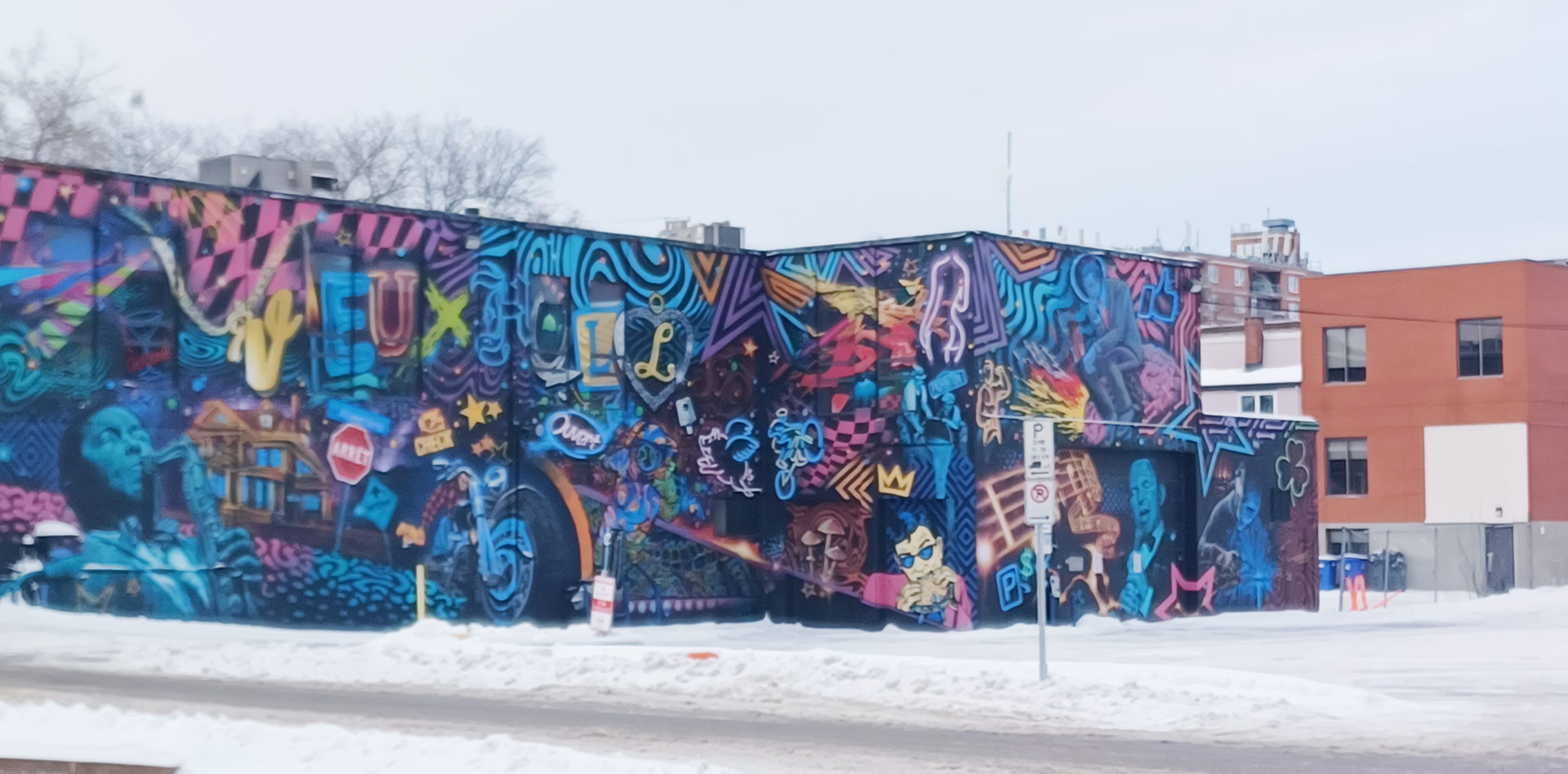 Mural au quartier Hull - Gatineau
